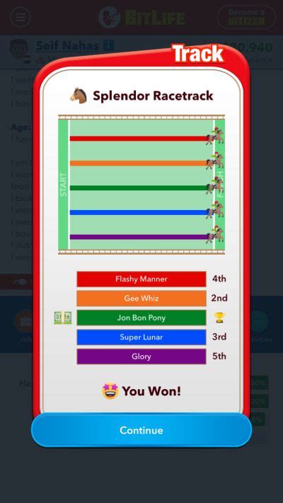 BitLife: Horse Race Betting .